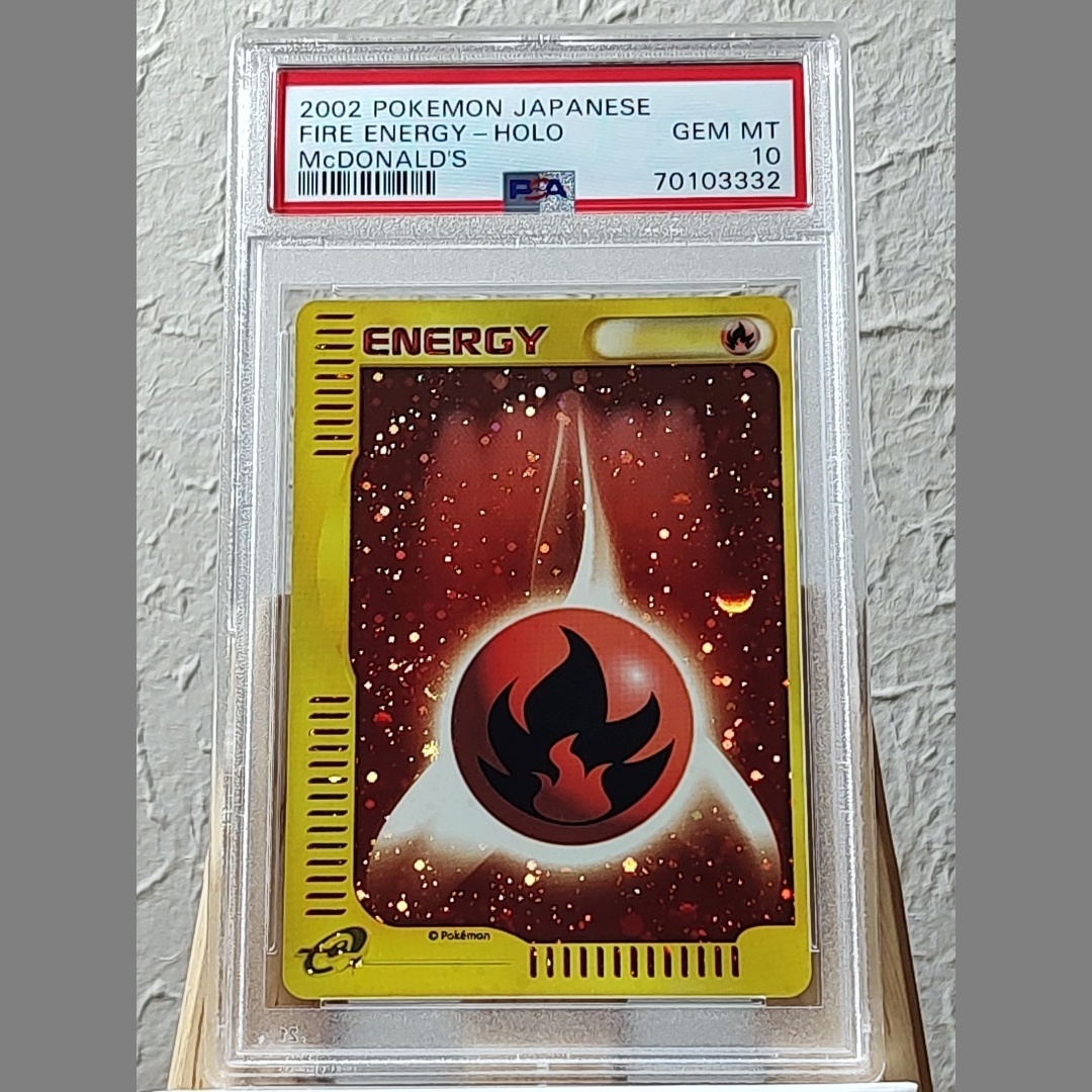 PSA 10 2002 Pokemon Japanese McDonald's Fire Energy-Holo | eBay