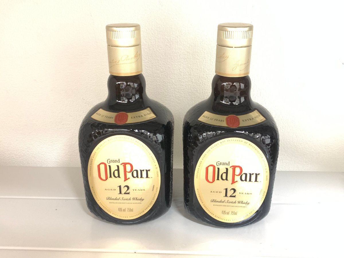 格安新品  12年Old 未開栓】オールドパー Parr 2本 40% 750ml Years 12 ウイスキー