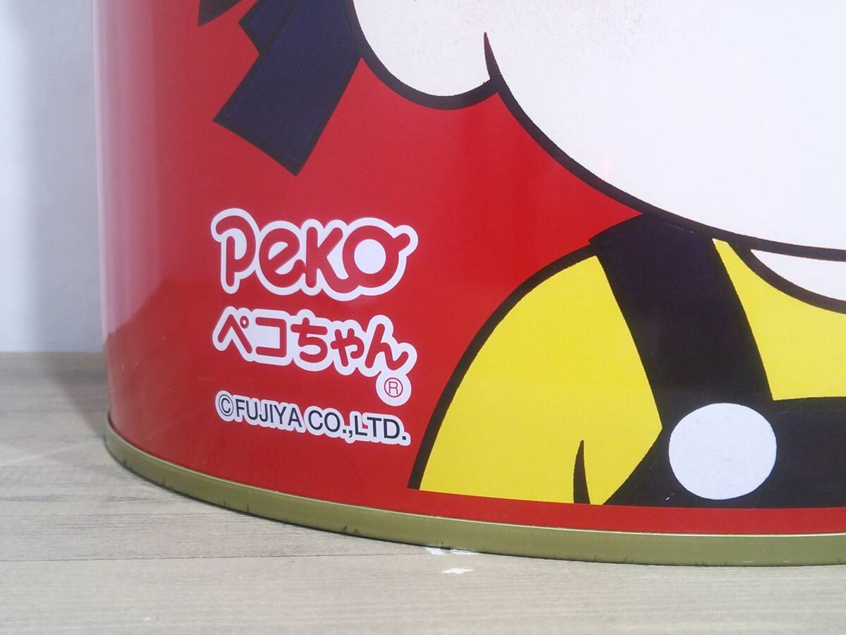 □ 1円 昭和レトロ ペコちゃん 不二家 ブリキ缶 バケツ缶 当時物 □ 1円 昭和レトロ ペコちゃん 不二家 ブリキ缶 バケツ缶 当時物