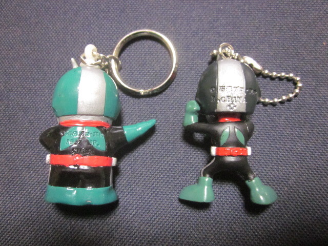■仮面ライダー舊2號(hào) ソフトキーホルダー＆ボールチェーンフィギュア■