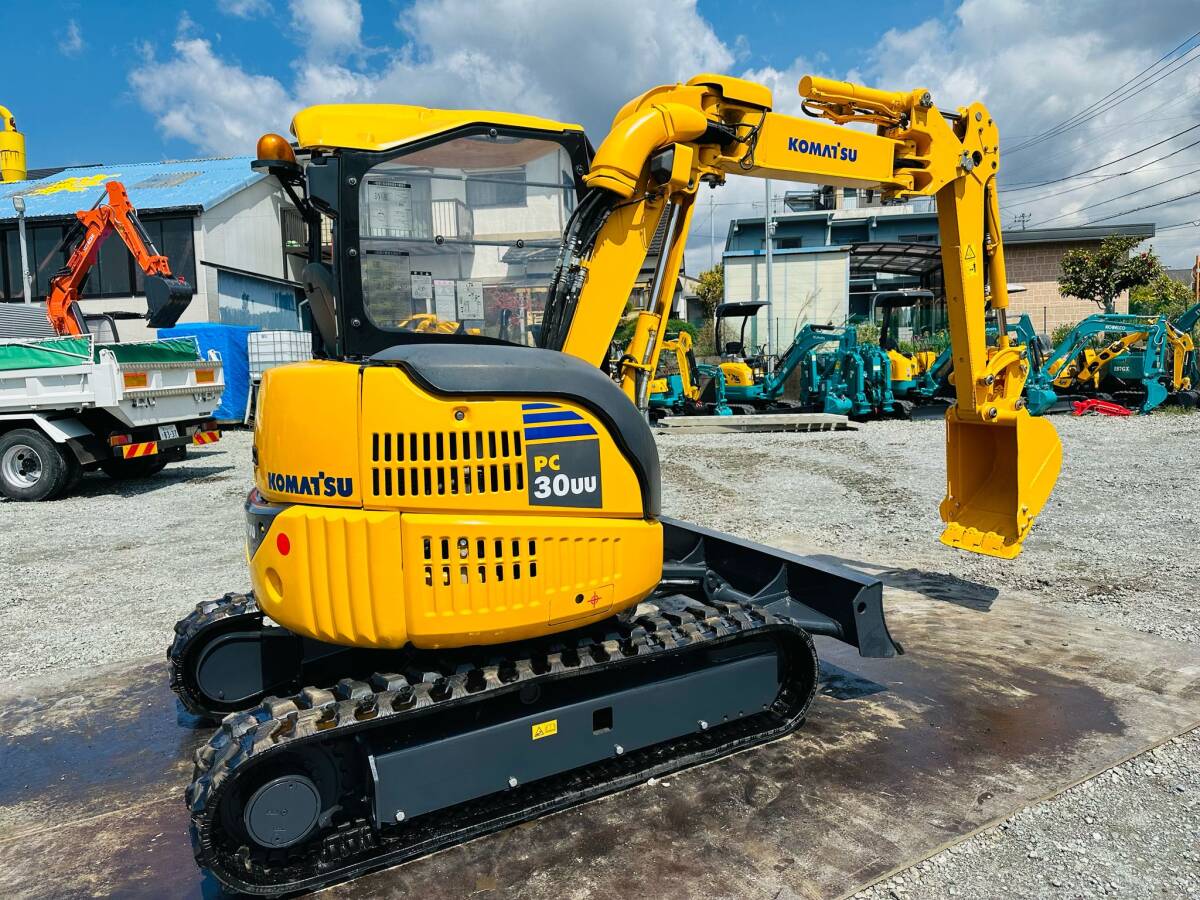  Komatsu PC30UU-5 скоростей *3t Class * образец OK* кран, новый товар зажим имеется * б/у Mini гидравлический экскаватор Mini Yumbo покупка в обмен на старую модель с доплатой OK