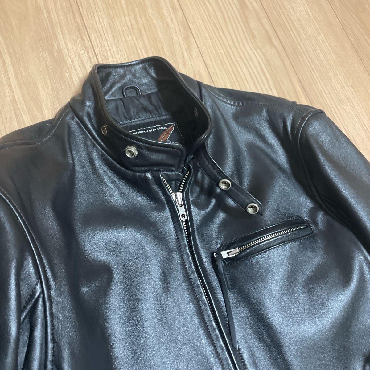 レザージャケット シングル S〜M 牛革 ライダース OHPLAN 革 レザージャケット シングル S〜M 牛革 ライダース OHPLAN 革