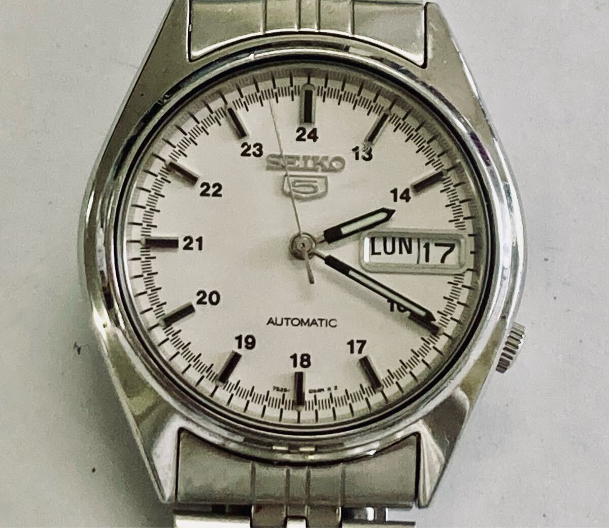 印象のデザイン 稼働品 B SEIKO5 裏 7S26-0560 メンズ腕時計 セイコーファイブ その他