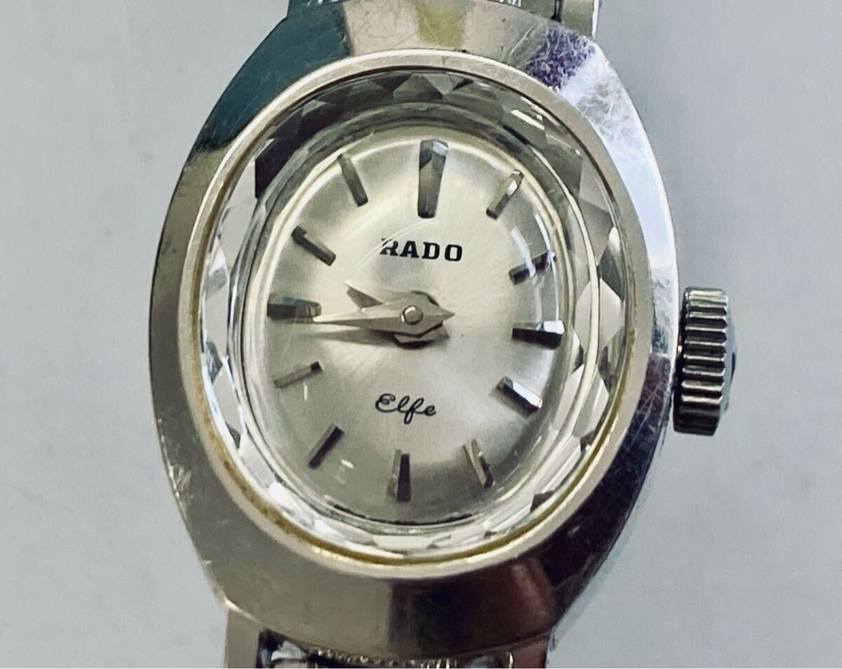 B 稼働品 K14 WG刻印 RADO ラドー レディース腕時計 手巻き B 稼働品 K14 WG刻印 RADO ラドー レディース腕時計 手巻き