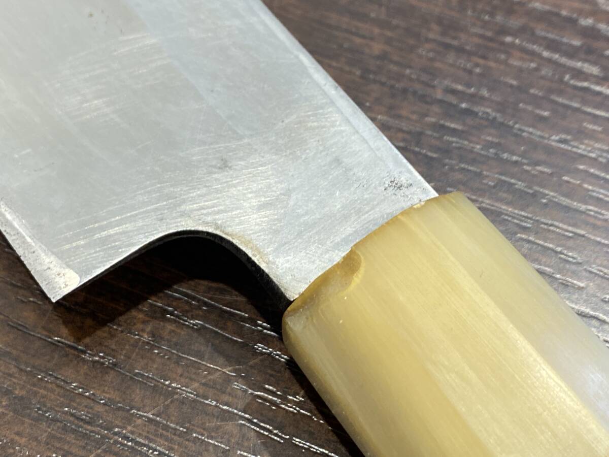 柳刃包丁 正本総本店 柳刃包丁 尺 霞 青鋼 鏡面 水牛朴 栗型柄 柳刃包丁 正本総本店 柳刃包丁 尺 霞 青鋼 鏡面 水牛朴 栗型柄