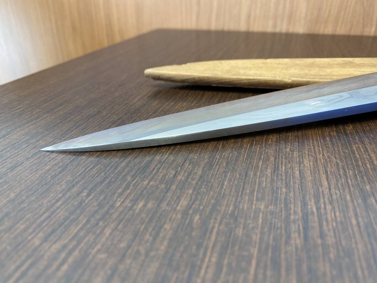 柳刃包丁 正本総本店 柳刃包丁 尺 霞 青鋼 鏡面 水牛朴 栗型柄 柳刃包丁 正本総本店 柳刃包丁 尺 霞 青鋼 鏡面 水牛朴 栗型柄