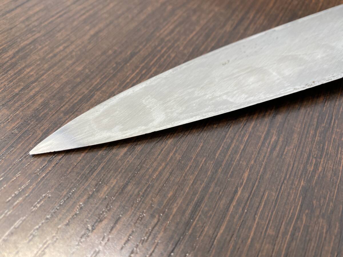 柳刃包丁 正本総本店 柳刃包丁 尺 霞 青鋼 鏡面 水牛朴 栗型柄 柳刃包丁 正本総本店 柳刃包丁 尺 霞 青鋼 鏡面 水牛朴 栗型柄