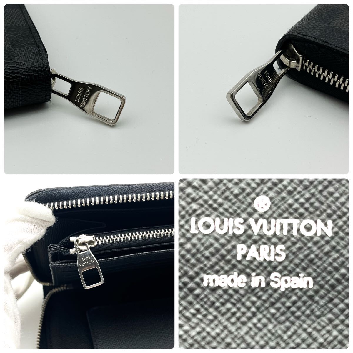 LOUIS VUITTON未使用に近いダミエグラフィット ジッピー LOUIS VUITTON未使用に近いダミエグラフィット ジッピー