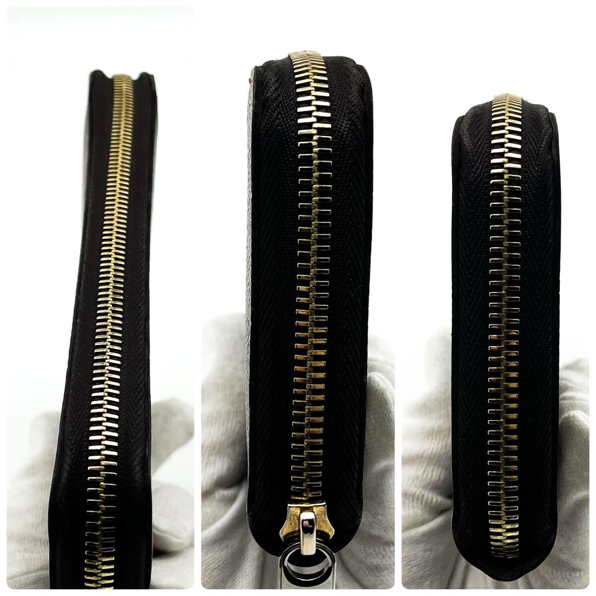 LOUIS VUITTON最高級美品ダミエエベヌジッピーウォレット LOUIS VUITTON最高級美品ダミエエベヌジッピーウォレット