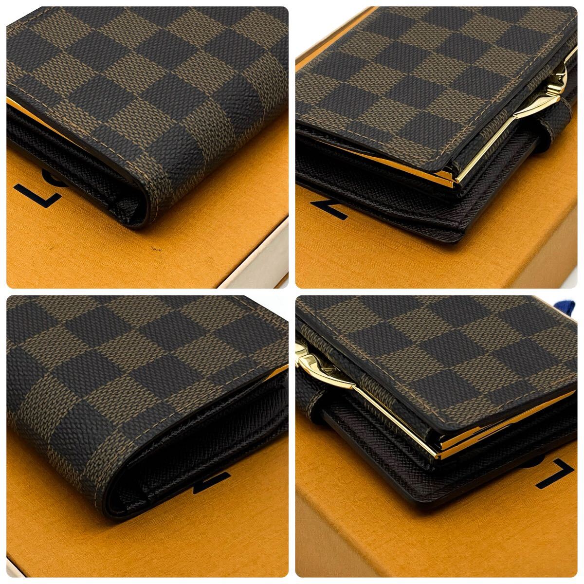 LOUIS VUITTON新型最高級美品ダミエエベヌポルトフォイユ LOUIS VUITTON新型最高級美品ダミエエベヌポルトフォイユ