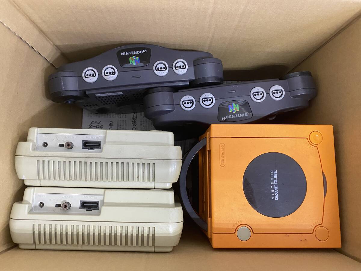 スーパーファミコン/N64/ゲームキューブ 本体 計6台 まとめ売り スーパーファミコン/N64/ゲームキューブ 本体 計6台 まとめ売り