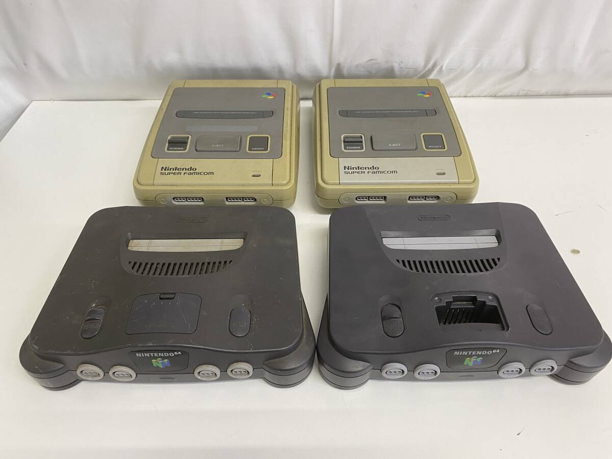 スーパーファミコン/N64/ゲームキューブ 本体 計6台 まとめ売り スーパーファミコン/N64/ゲームキューブ 本体 計6台 まとめ売り
