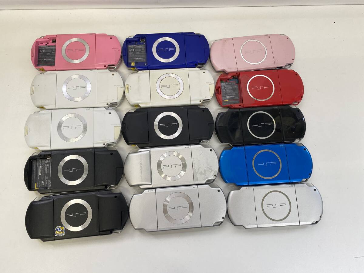 PSP 本体 計15台セット PSP-1000/2000/3000 動作未確認 ジャンク PSP 本体 計15台セット PSP-1000/2000/3000 動作未確認 ジャンク