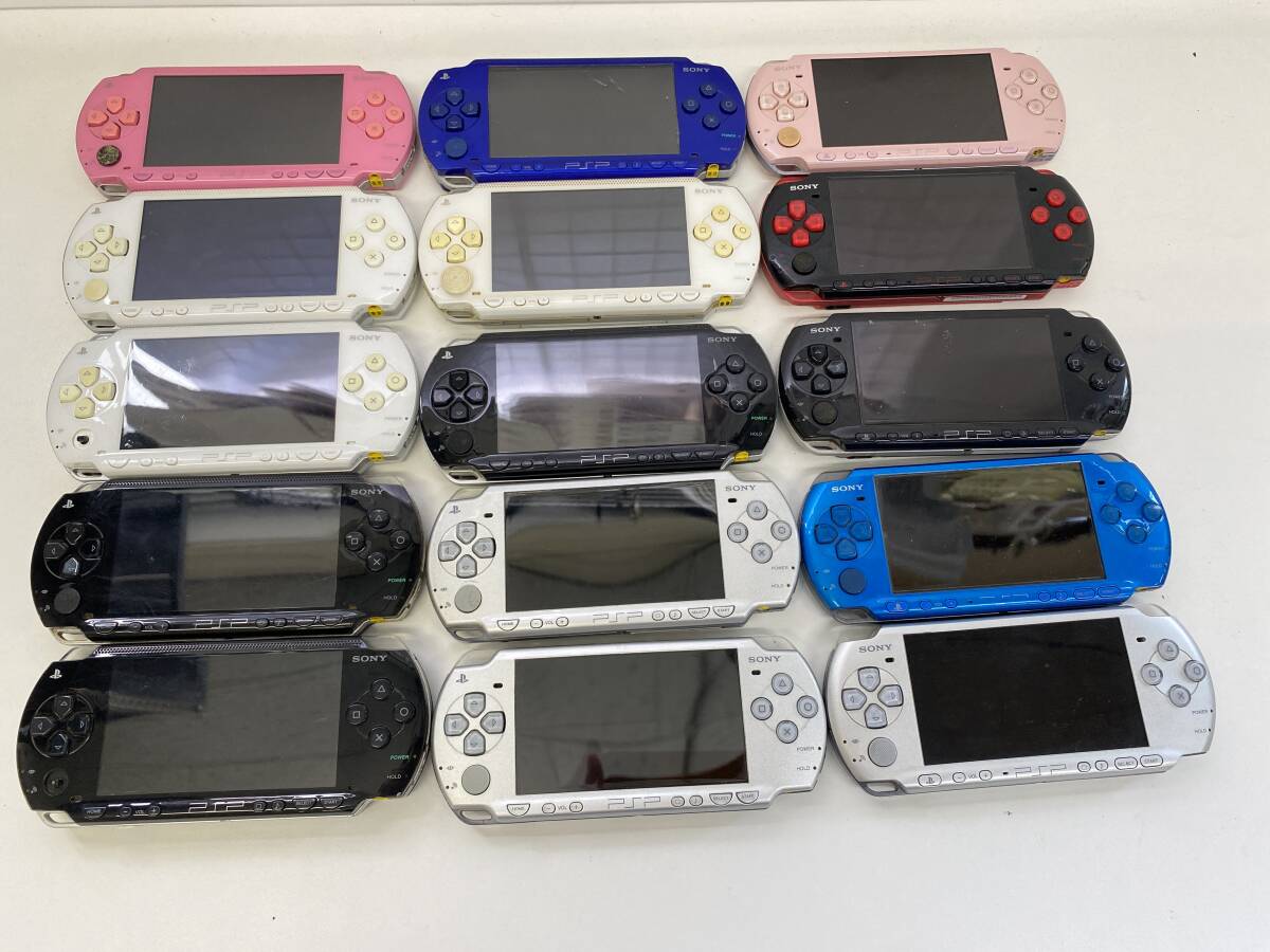 PSP 本体 計15台セット PSP-1000/2000/3000 動作未確認 ジャンク PSP 本体 計15台セット PSP-1000/2000/3000 動作未確認 ジャンク