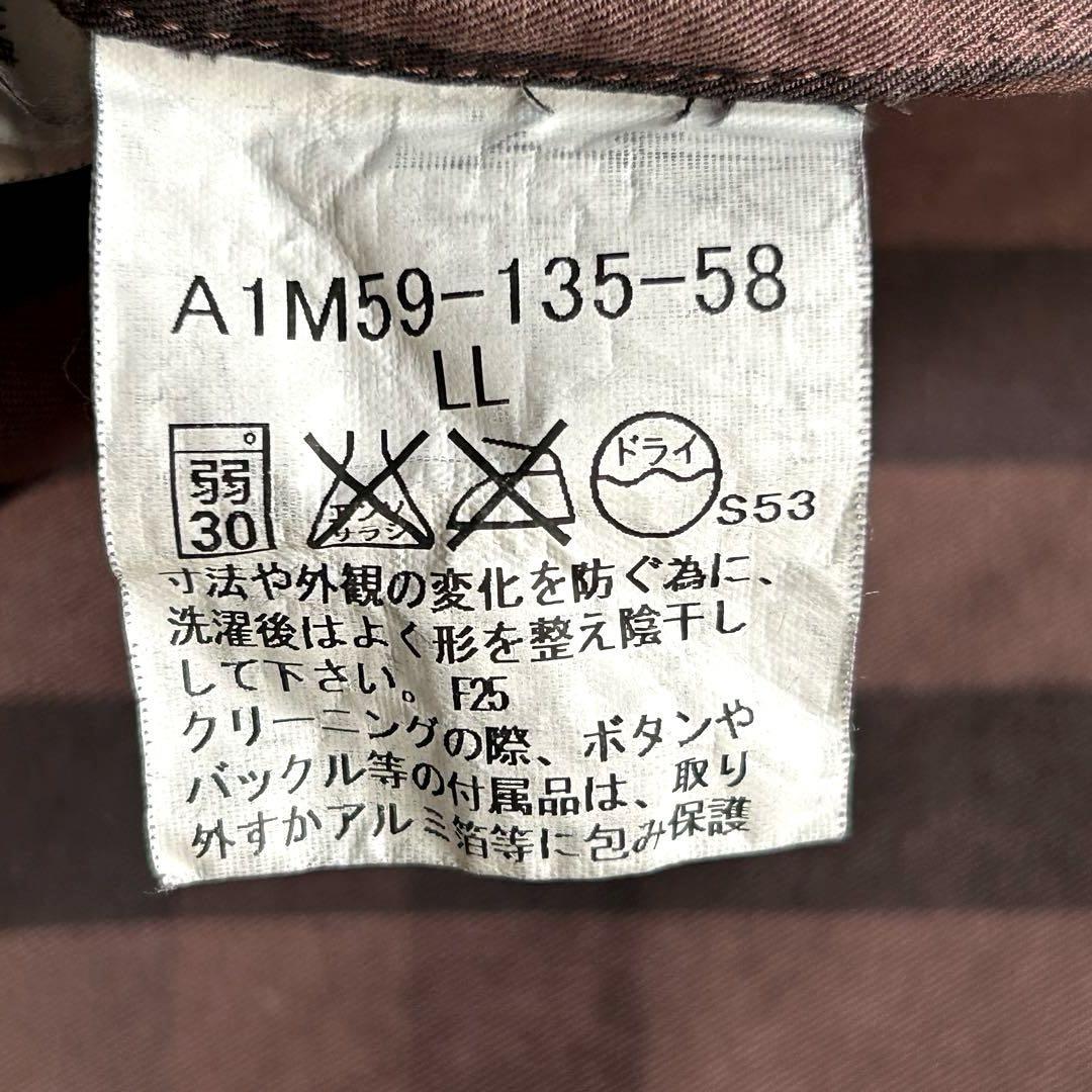バーバリー ☆希少デザイン XLサイズ☆ メガチェック 長袖 バーバリー ☆希少デザイン XLサイズ☆ メガチェック 長袖