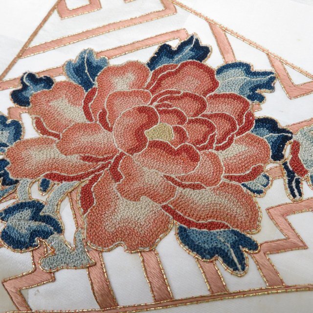 ☆きもの北條☆ 相良刺繍 清朝 蘇州刺繍 中国刺繍 金駒刺繍 花鳥 ☆きもの北條☆ 相良刺繍 清朝 蘇州刺繍 中国刺繍 金駒刺繍 花鳥