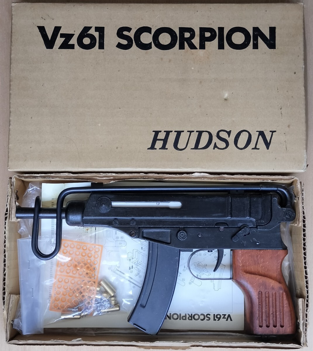 ハドソン Vz61スコーピオン 金属製 モデルガンSMG刻印 美品 未 ハドソン Vz61スコーピオン 金属製 モデルガンSMG刻印 美品 未