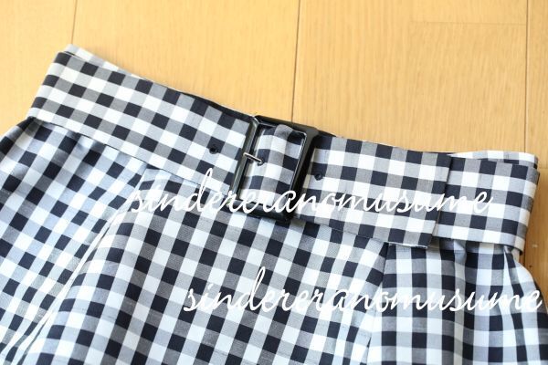 ★マイストラーダ　白黒チェックフレアースカートｗ34?。汀ˉ螗啷隶Д氓? bimg=