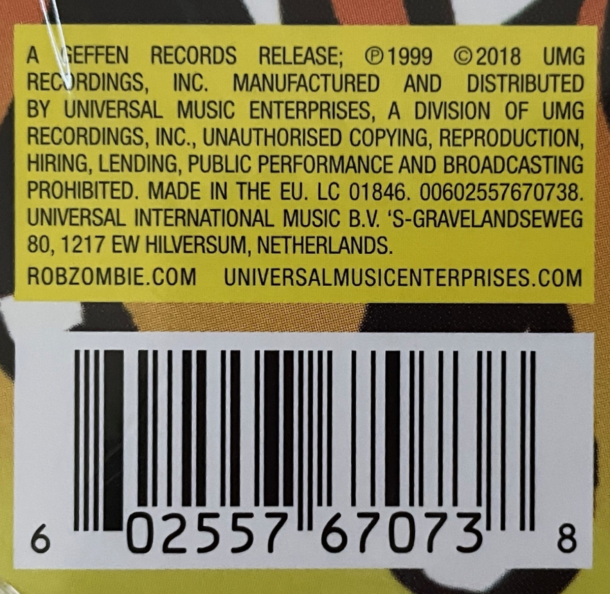 !_! нераспечатанный защита!Rob Zombie - American Made Music To Strip By/White Zombie/Ozzy Osbourne/Powerman 5000/Nine Inch Nails