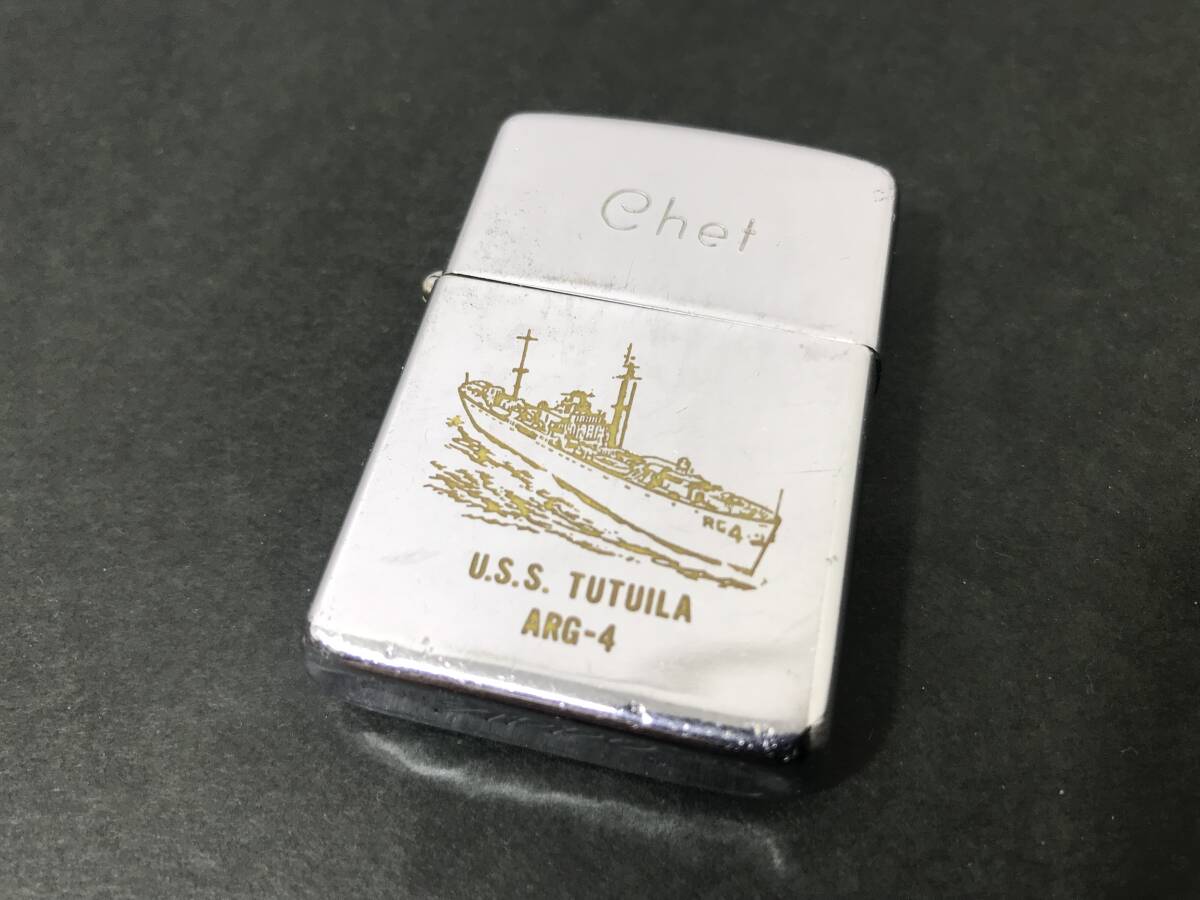 1円【Zippo】1967年製 ベトナムジッポー【U.S.S. TUTUILA ARG-4 1円【Zippo】1967年製 ベトナムジッポー【U.S.S. TUTUILA ARG-4