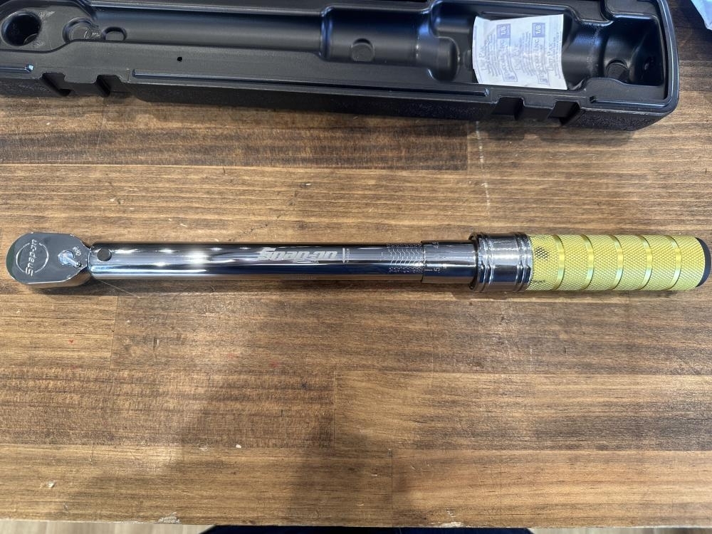 008●おすすめ商品●スナップオン 3/8トルクレンチ QE2RN100HV 限定色イエロー