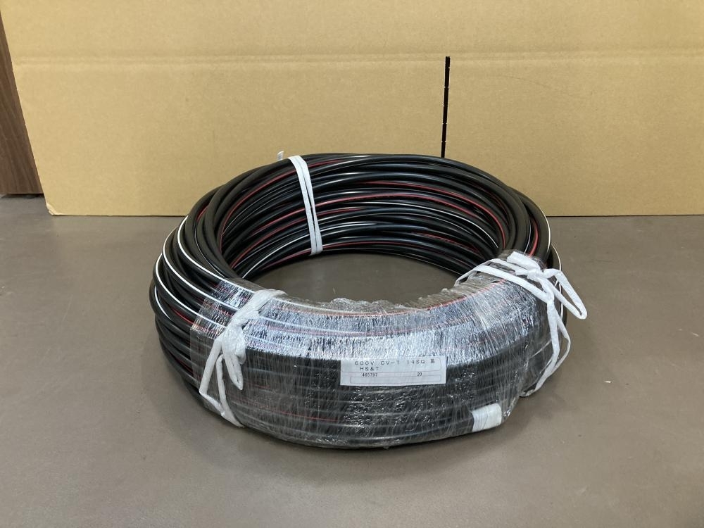 007◇未使用品◇HS&T CVTケーブル 20m 3×14 2024年製造(電線 007◇未使用品◇HS&T CVTケーブル 20m 3×14 2024年製造(電線