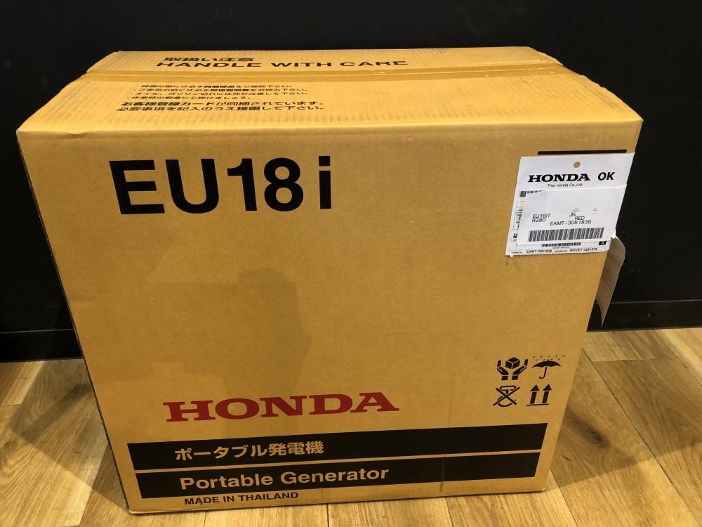 001! нераспечатанный товар! Honda HONDA инвертер генератор EU18i * квитанция прямой обивка отправка 