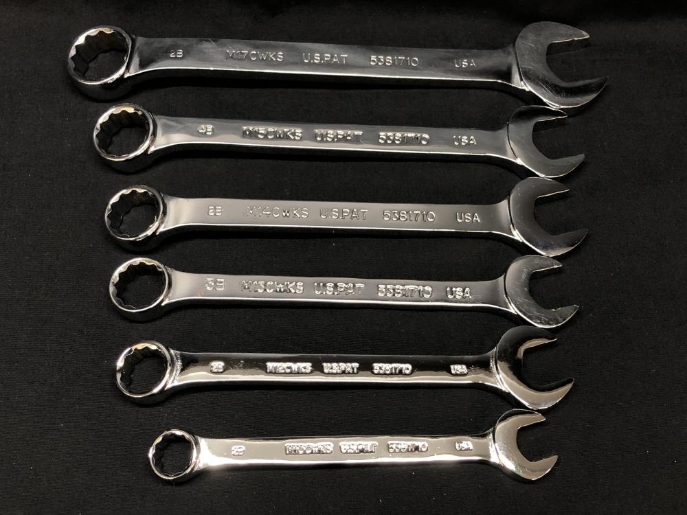 014○おすすめ品○MAC TOOLS コンビネーションレンチ　6本セット M10CWKS.12.13.14.15.17