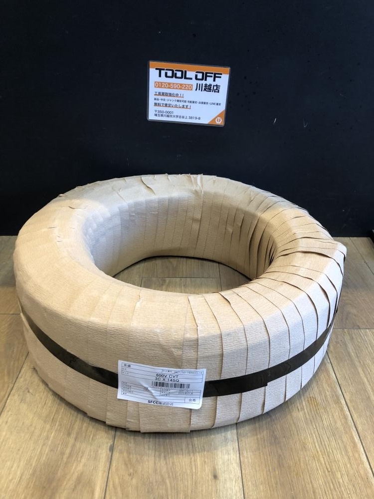 001♪未使用品♪SFCC CVTケーブル 3C×14SQ 50m ※伝票直貼り発送 001♪未使用品♪SFCC CVTケーブル 3C×14SQ 50m ※伝票直貼り発送