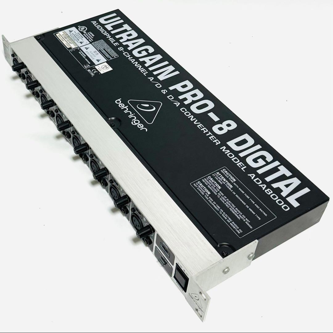 Behringer ULTRAGAIN PRO-8 DIGITAL ADA8000 8チャンネル A/D Behringer ULTRAGAIN PRO-8 DIGITAL ADA8000 8チャンネル A/D