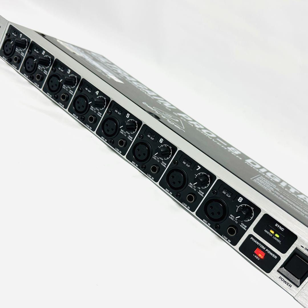 Behringer ULTRAGAIN PRO-8 DIGITAL ADA8000 8チャンネル A/D Behringer ULTRAGAIN PRO-8 DIGITAL ADA8000 8チャンネル A/D