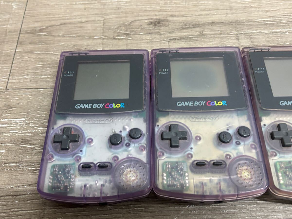 ☆ GB ☆ ゲームボーイカラー 4台 本体 まとめ売り ジャンク ☆ GB ☆ ゲームボーイカラー 4台 本体 まとめ売り ジャンク