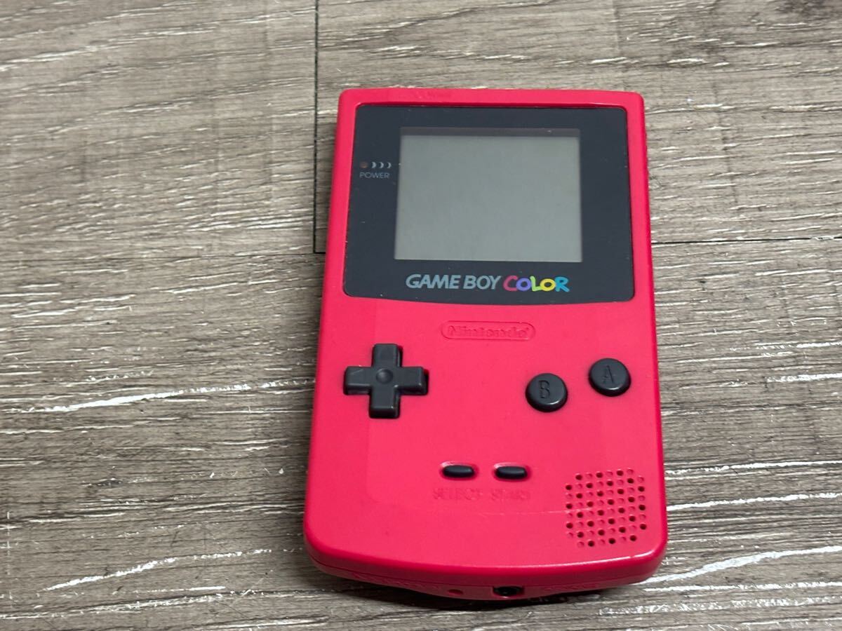 ☆ GB ☆ ゲームボーイカラー レッド 動作品 本体 のみ Nintendo ☆ GB ☆ ゲームボーイカラー レッド 動作品 本体 のみ Nintendo