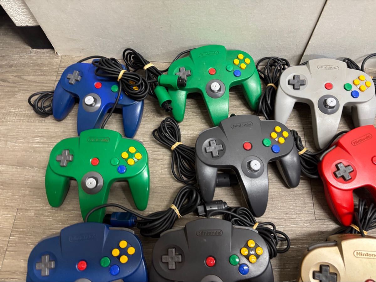 ☆ N64 ☆ ニンテンドウ64 コントローラー 16個 まとめ売り 未 ☆ N64 ☆ ニンテンドウ64 コントローラー 16個 まとめ売り 未