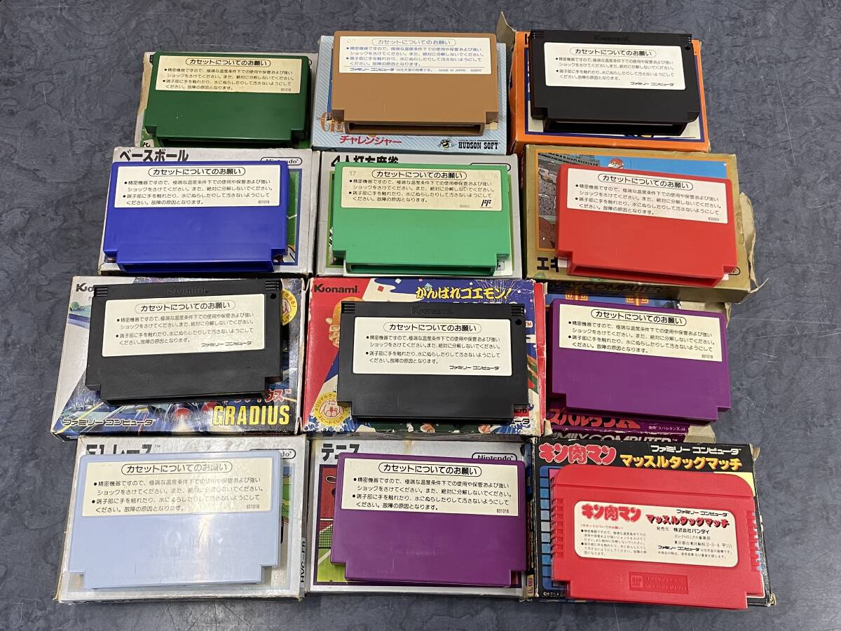 USED【 任天堂 ファミコン カセット 12個セット キン肉マン/麻雀 USED【 任天堂 ファミコン カセット 12個セット キン肉マン/麻雀