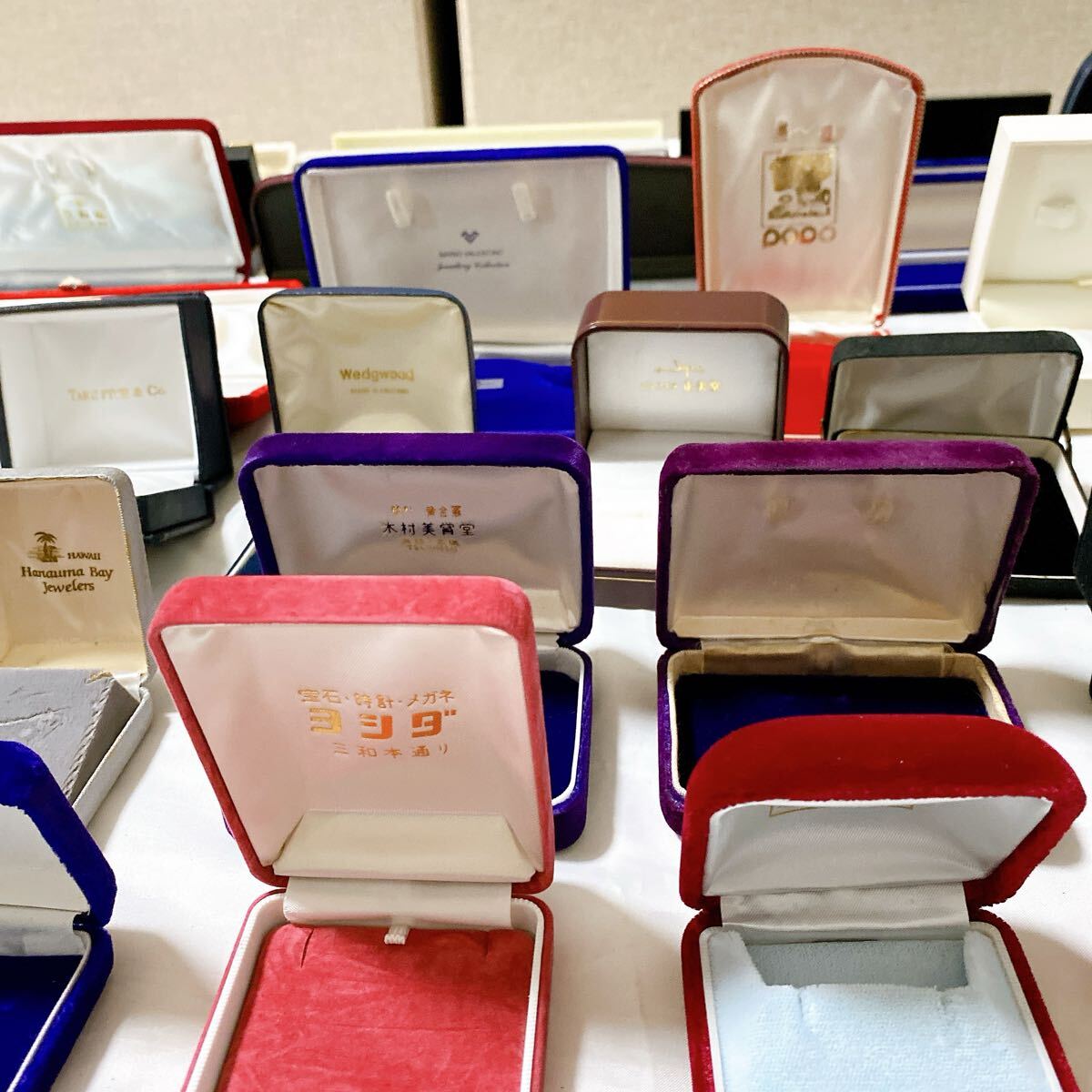 アクセサリーケース ジュエリーケース 空箱 まとめ売り 42個 アクセサリーケース ジュエリーケース 空箱 まとめ売り 42個