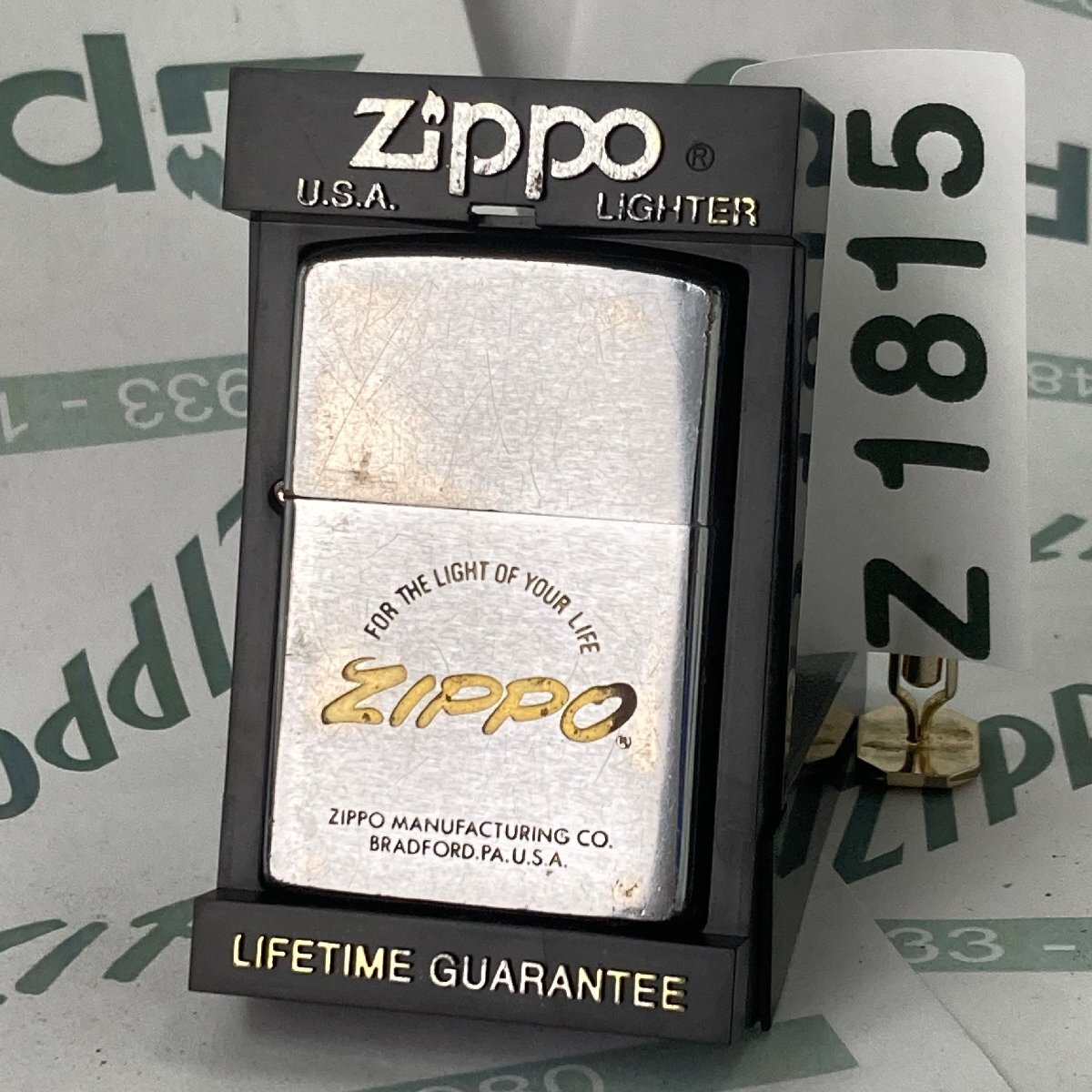 1円~ zippo 美商品 1982年製 化粧箱有り イタリック体デザイン 1円~ zippo 美商品 1982年製 化粧箱有り イタリック体デザイン