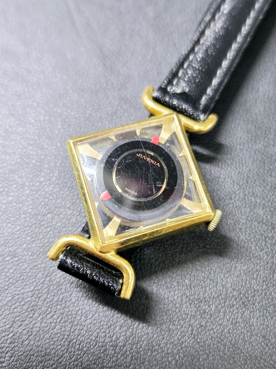 k【1円スタート】JUVENIA ジュベニア ミステリーダイヤル 手巻き k【1円スタート】JUVENIA ジュベニア ミステリーダイヤル 手巻き