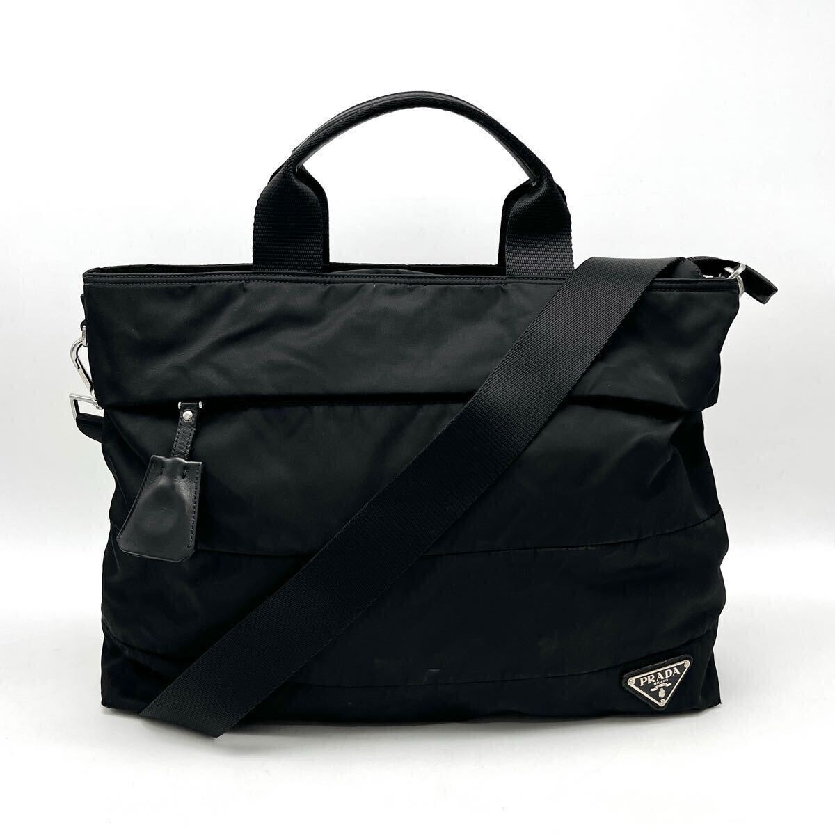 1円 PRADA プラダ 三角ロゴ プレート ボンバー 2way ナイロン 1円 PRADA プラダ 三角ロゴ プレート ボンバー 2way ナイロン