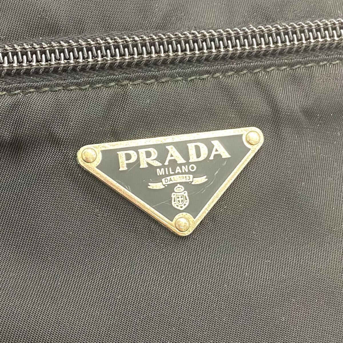 1円 良品 PRADA プラダ 三角ロゴ プレート ナイロン レザー 1円 良品 PRADA プラダ 三角ロゴ プレート ナイロン レザー