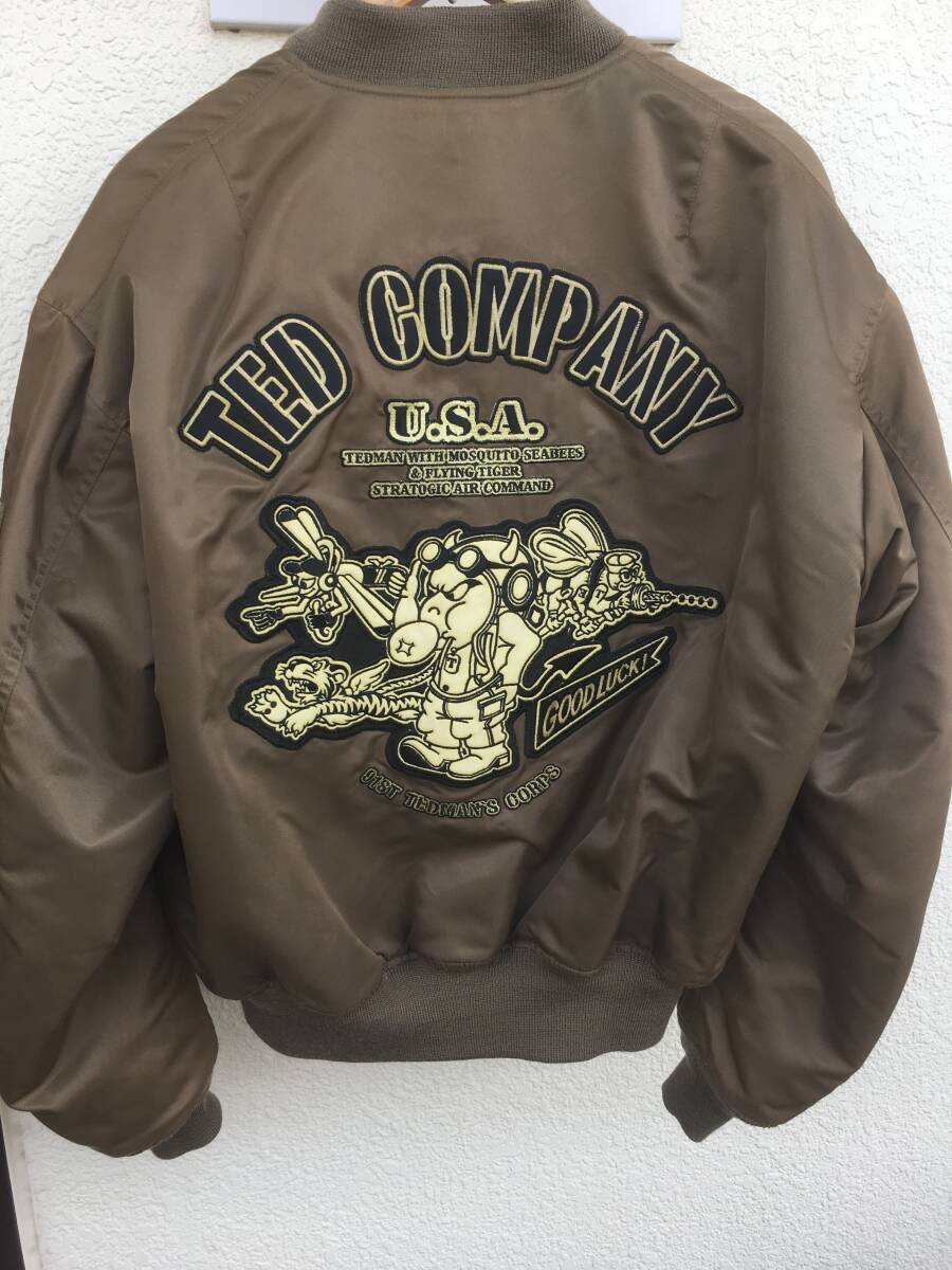 Ted Man テッドマン MA-1 フライトジャケット 美品(XLサイズ以上 Ted Man テッドマン MA-1 フライトジャケット 美品(XLサイズ以上