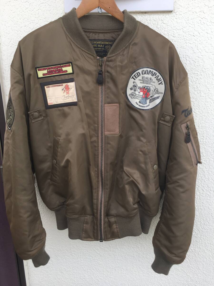 Ted Man テッドマン MA-1 フライトジャケット 美品(XLサイズ以上 Ted Man テッドマン MA-1 フライトジャケット 美品(XLサイズ以上