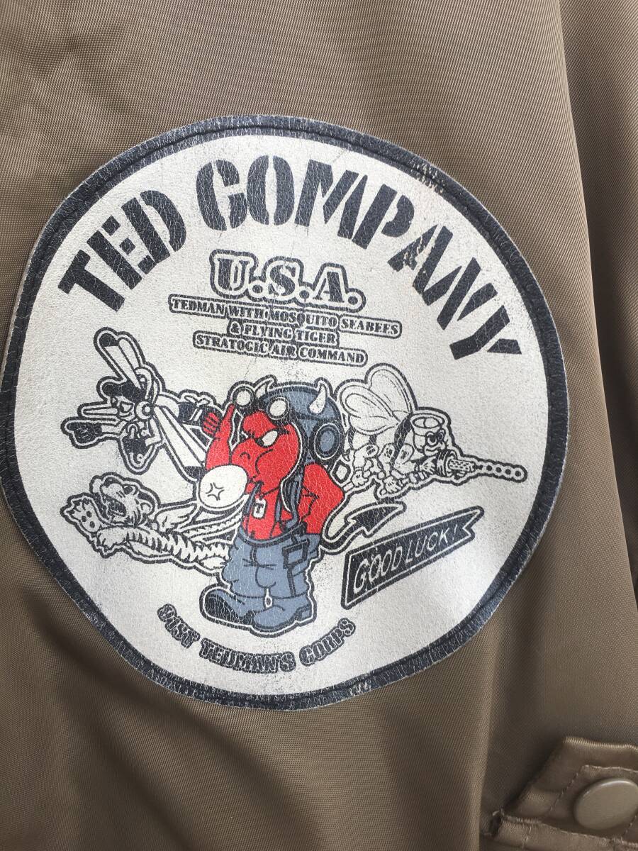 Ted Man テッドマン MA-1 フライトジャケット 美品(XLサイズ以上 Ted Man テッドマン MA-1 フライトジャケット 美品(XLサイズ以上