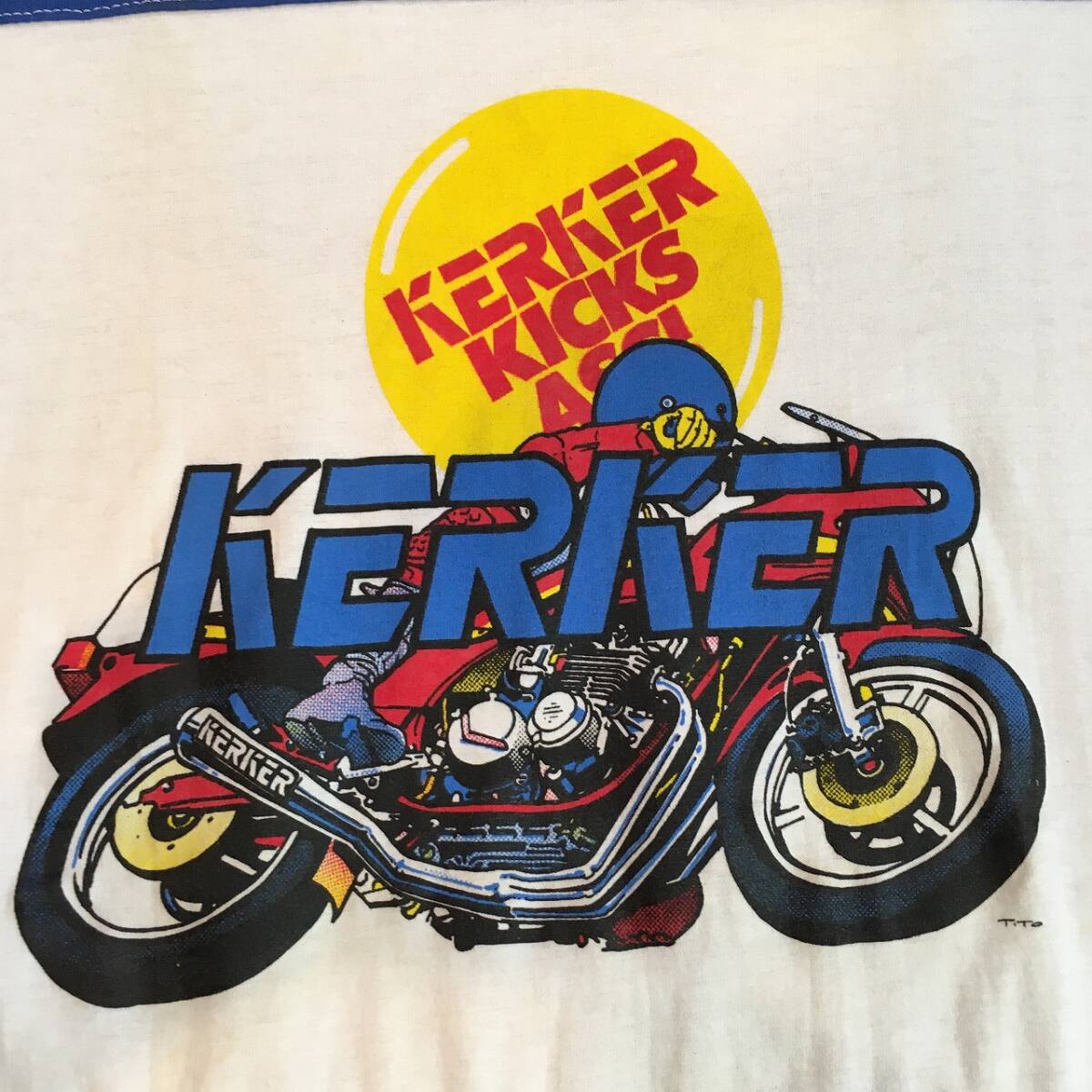 送料無料 KERKER 80年代 Tシャツ スーパーバイク AMA 送料無料 KERKER 80年代 Tシャツ スーパーバイク AMA