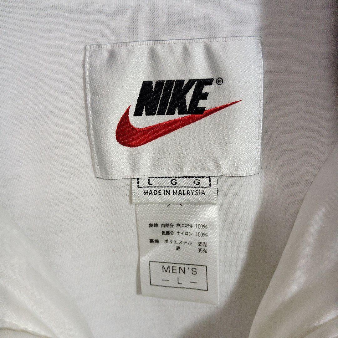 NIKE ナイキ 90s ナイロン ジャケット ハーフジップ 緑 白 NIKE ナイキ 90s ナイロン ジャケット ハーフジップ 緑 白