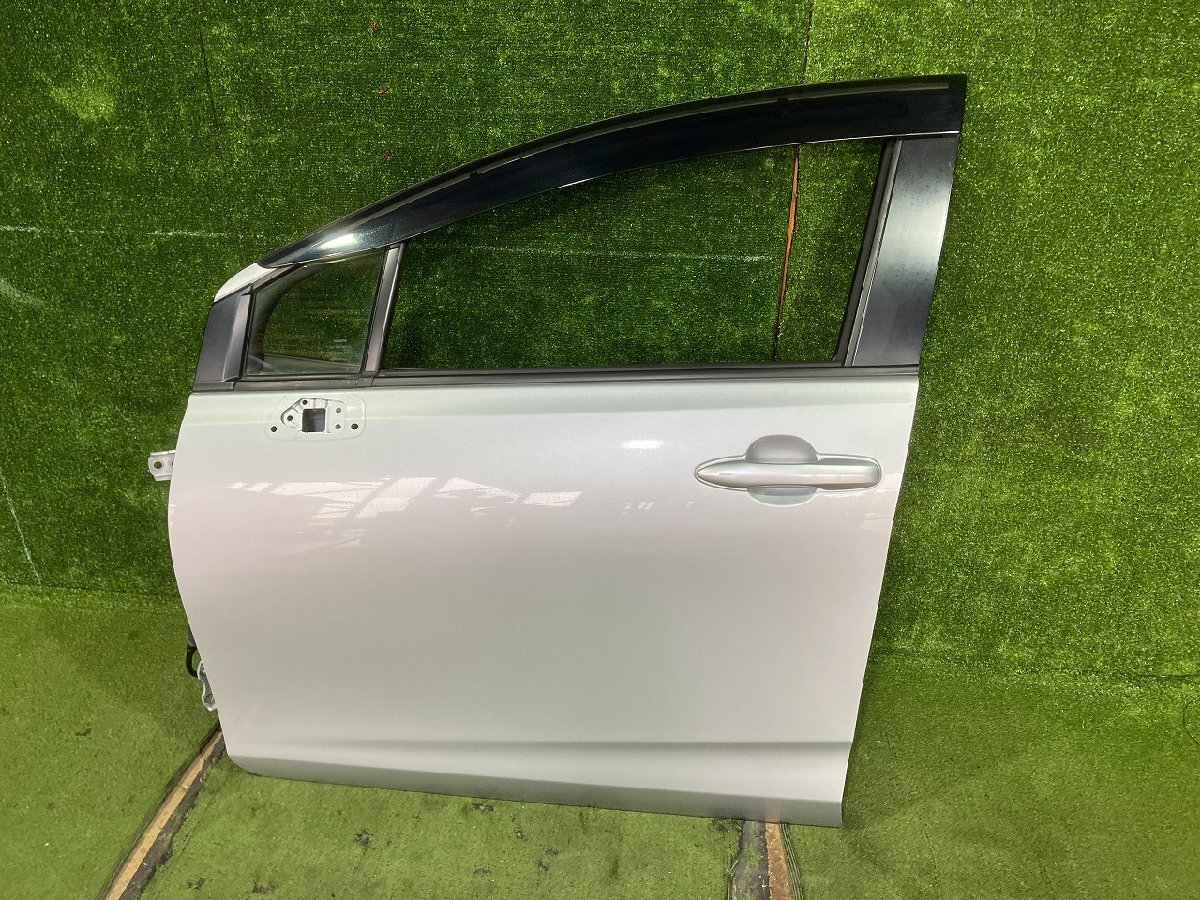 S管理77902 令和03 アクア 6AA-MXPK11】★ 左 フロント ドア P/Wレギュレータ ガラス付き ★1F7 シルバーメタリック