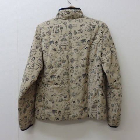 X641★picone ピッコーネ　中わた入　フルジップジャケット　2　茶系 4/28★A