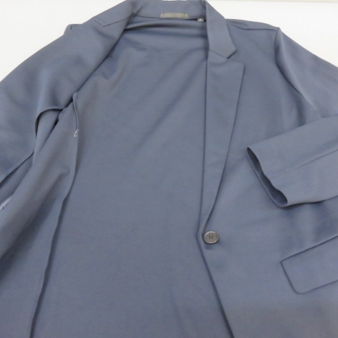 S411★ユニクロ　UVカット ジャージージャケット　XL　ネイビー　未使用　4/30★A