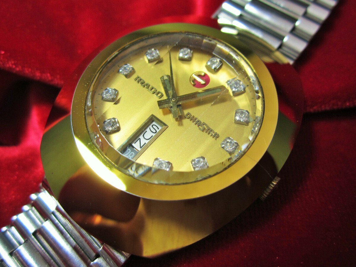 美品 カットガラス綺麗 ラドー RADO ダイヤスター 自動巻き 美品 カットガラス綺麗 ラドー RADO ダイヤスター 自動巻き