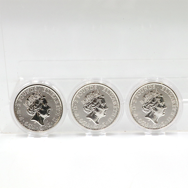 古銭 イギリス ブリタニア 1オンス 銀貨 純銀 99.9% 2023年 3枚 古銭 イギリス ブリタニア 1オンス 銀貨 純銀 99.9% 2023年 3枚